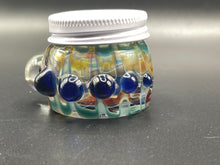 38mm Heady Jar Jug Hand-blown OG Chong Face Millie with Threaded Cap