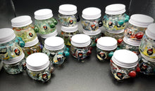 38mm Heady Jar Jug Hand-blown OG Chong Face Millie with Threaded Cap