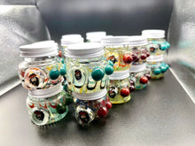 38mm Heady Jar Jug Hand-blown OG Chong Face Millie with Threaded Cap