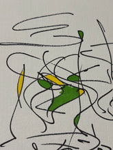 “ABSTRACT TOMMY” Tommy Chong Doodle Art Canvas Signed 3/4
