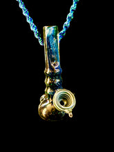 CRUSHED OPAL RIP-ITS! PENDANT BONG + HEMP NECKLACE
