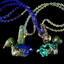 CRUSHED OPAL RIP-ITS! PENDANT BONG + HEMP NECKLACE