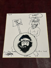 “FREE THE WEED” Tommy Chong Doodle Art Canvas Signed 2/4