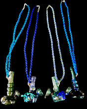 CRUSHED OPAL RIP-ITS! PENDANT BONG + HEMP NECKLACE