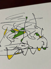 “ABSTRACT TOMMY” Tommy Chong Doodle Art Canvas Signed 3/4