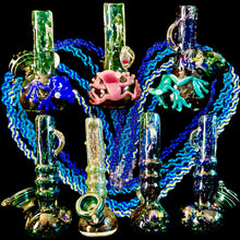 CRUSHED OPAL RIP-ITS! PENDANT BONG + HEMP NECKLACE
