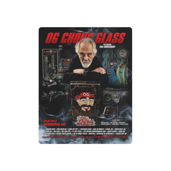 METAL PRINT OG CHONG GLASS PIPE DREAMS 20TH ANNIVERSARY COLLECTION RELEASE ART