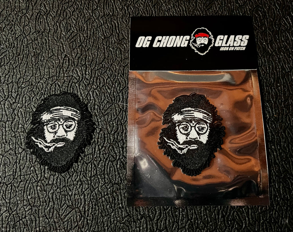 Chong Glass Original Tommy Smoking Face Iron On Patch – OGCHONGGLASS